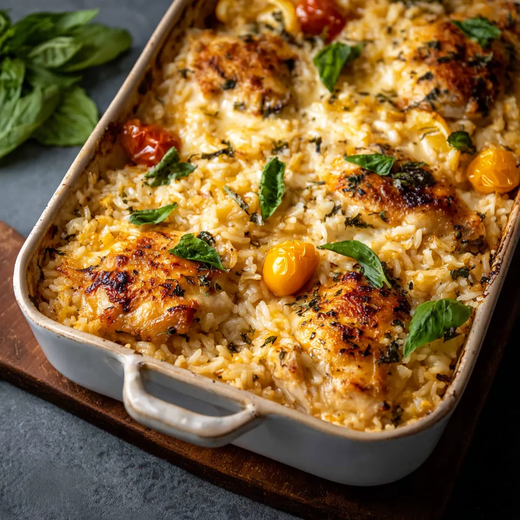 One-Pan Chicken and Rice Bake
