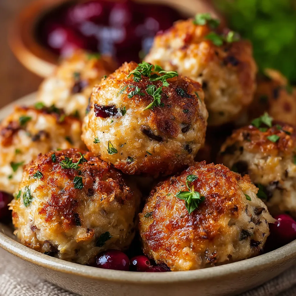 Thanksgiving Stuffing Balls