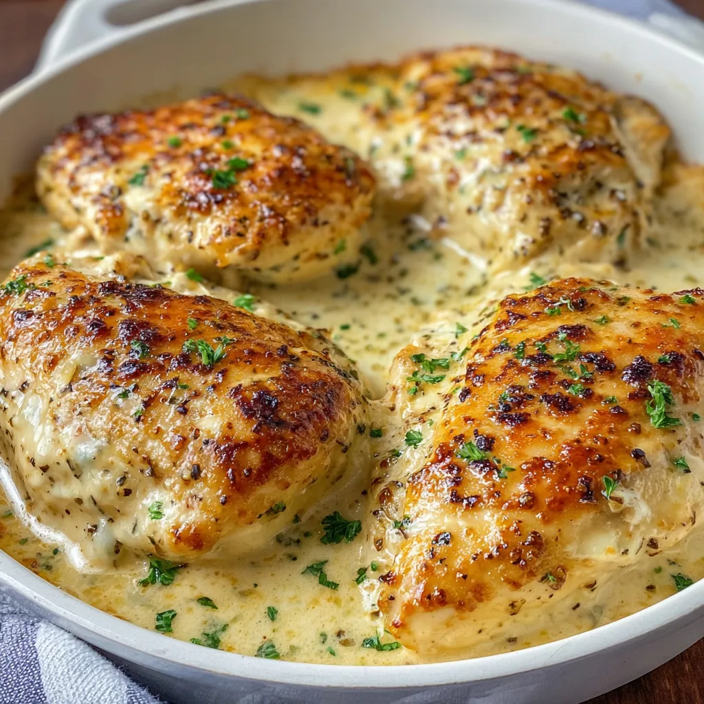 Easy One-Pan Baked Cream Cheese Chicken Recipe