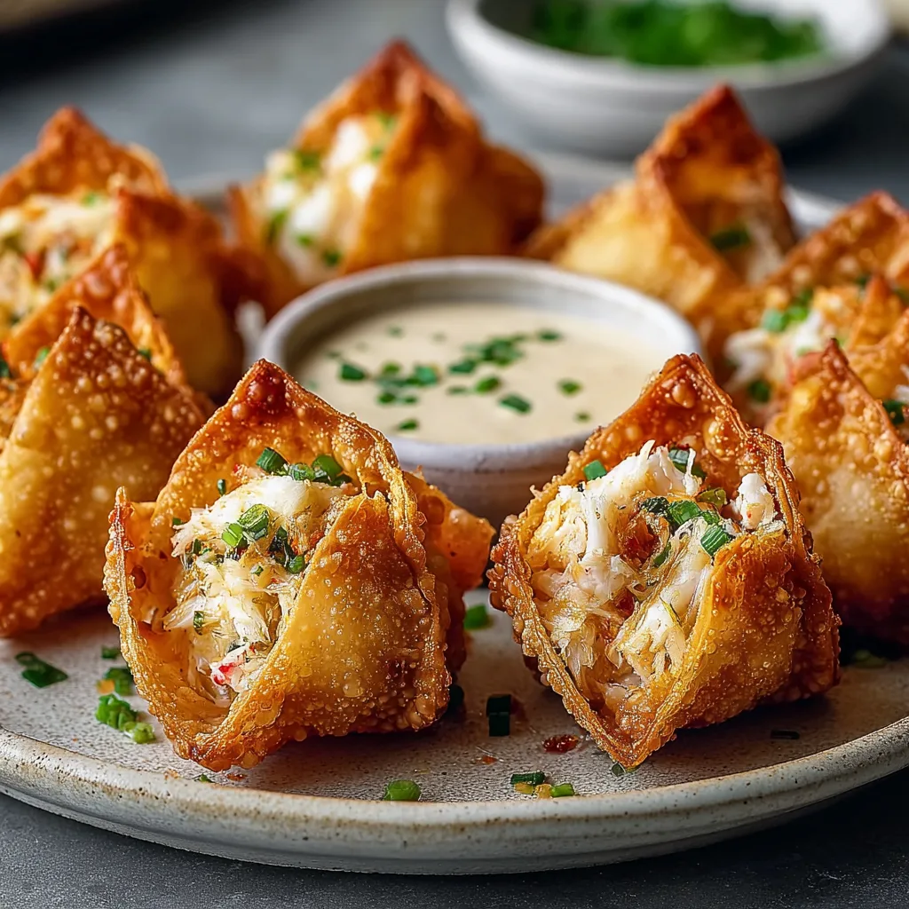 Irresistible Crispy Crab Rangoon Bombs with Creamy Filling