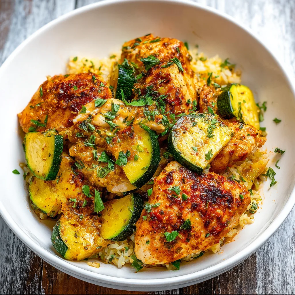 Easy Baked Chicken and Zucchini Recipe