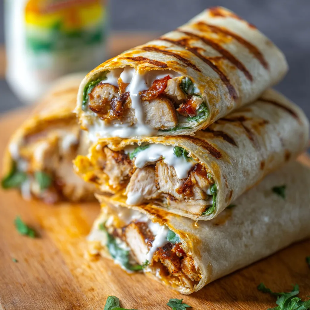 Chicken Ranch Wraps