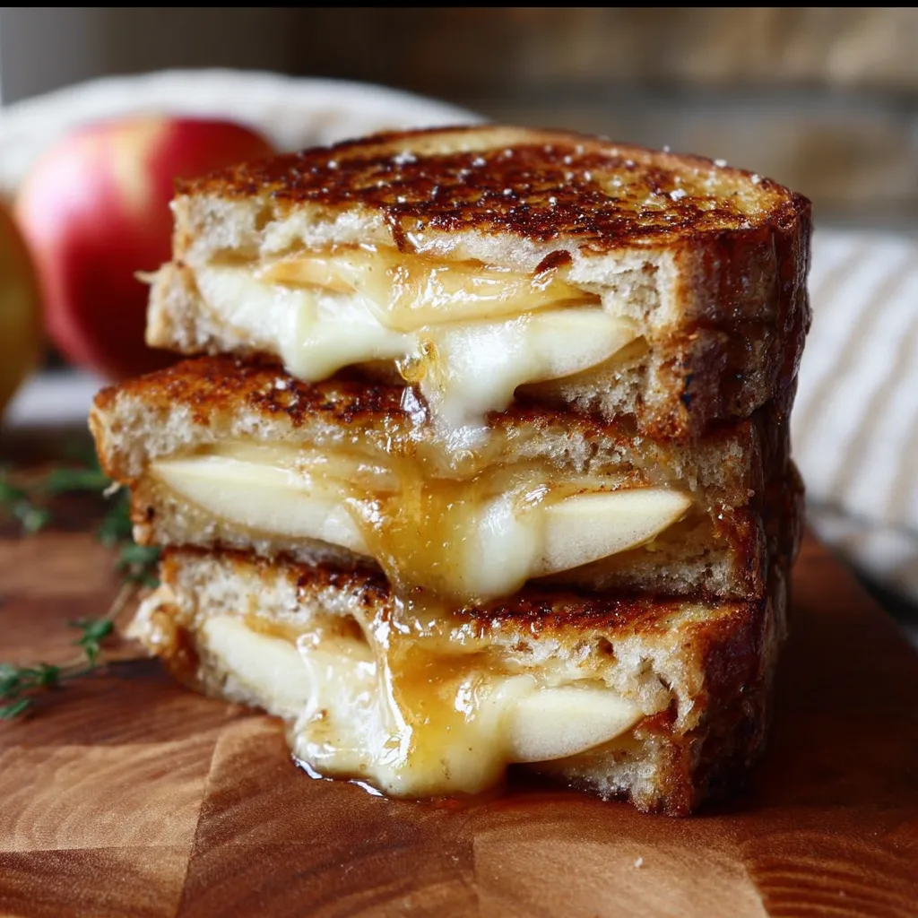 Smoked Gouda Apple Grilled Cheese
