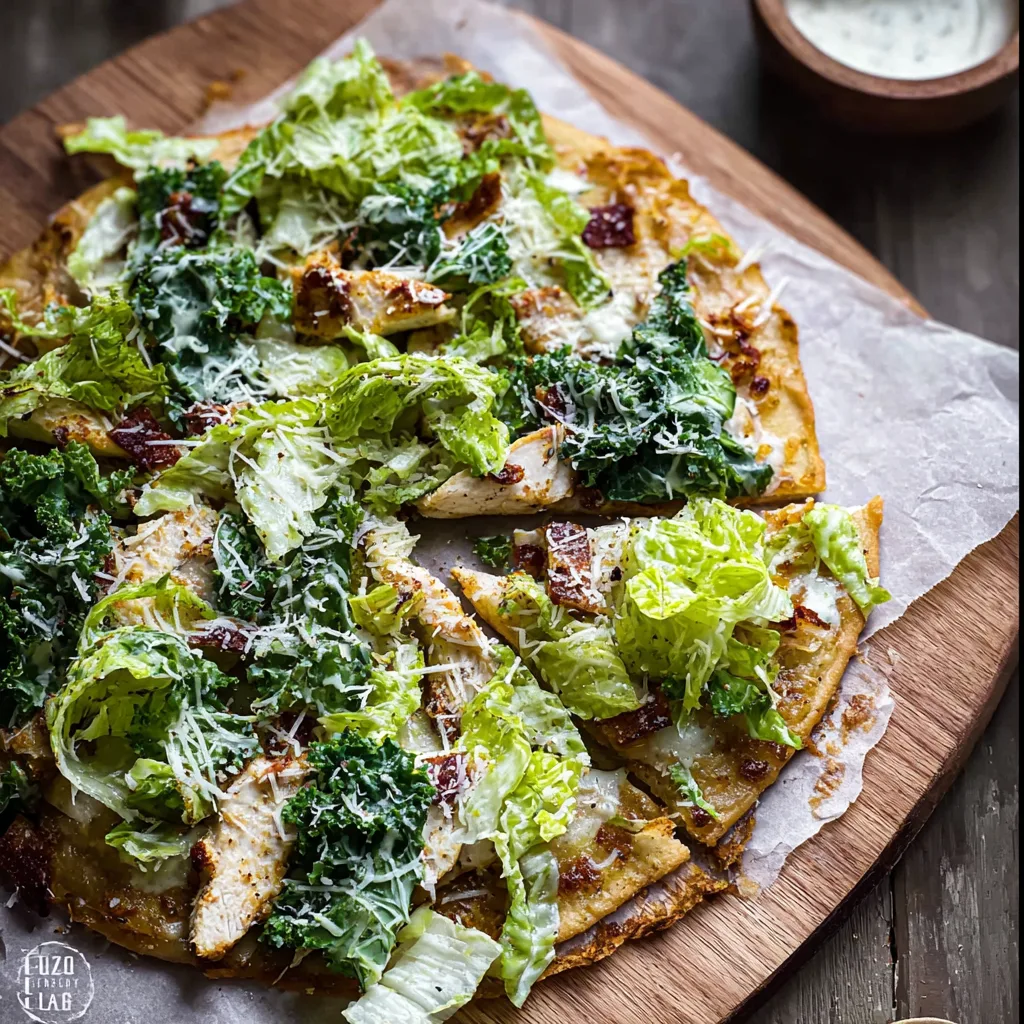 Chicken Caesar Pizza