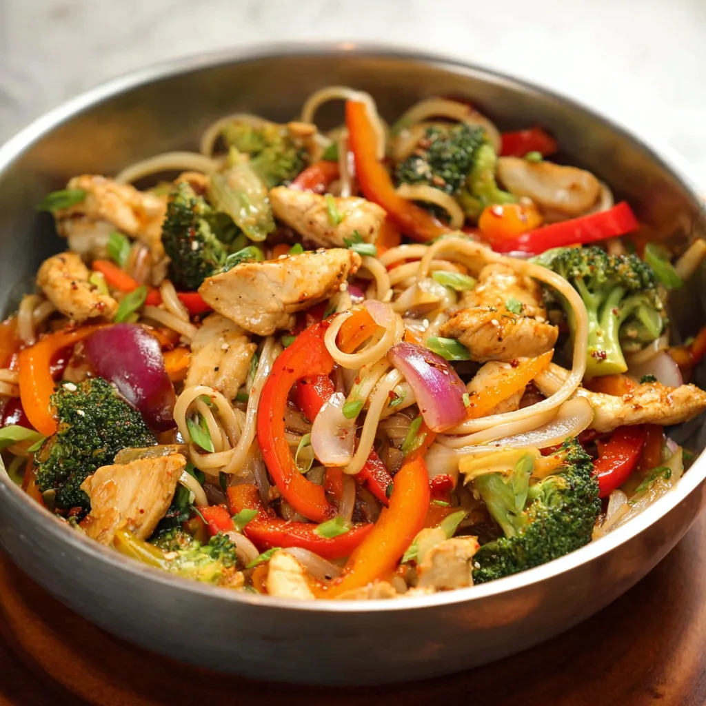Chicken Noodle Stir Fry