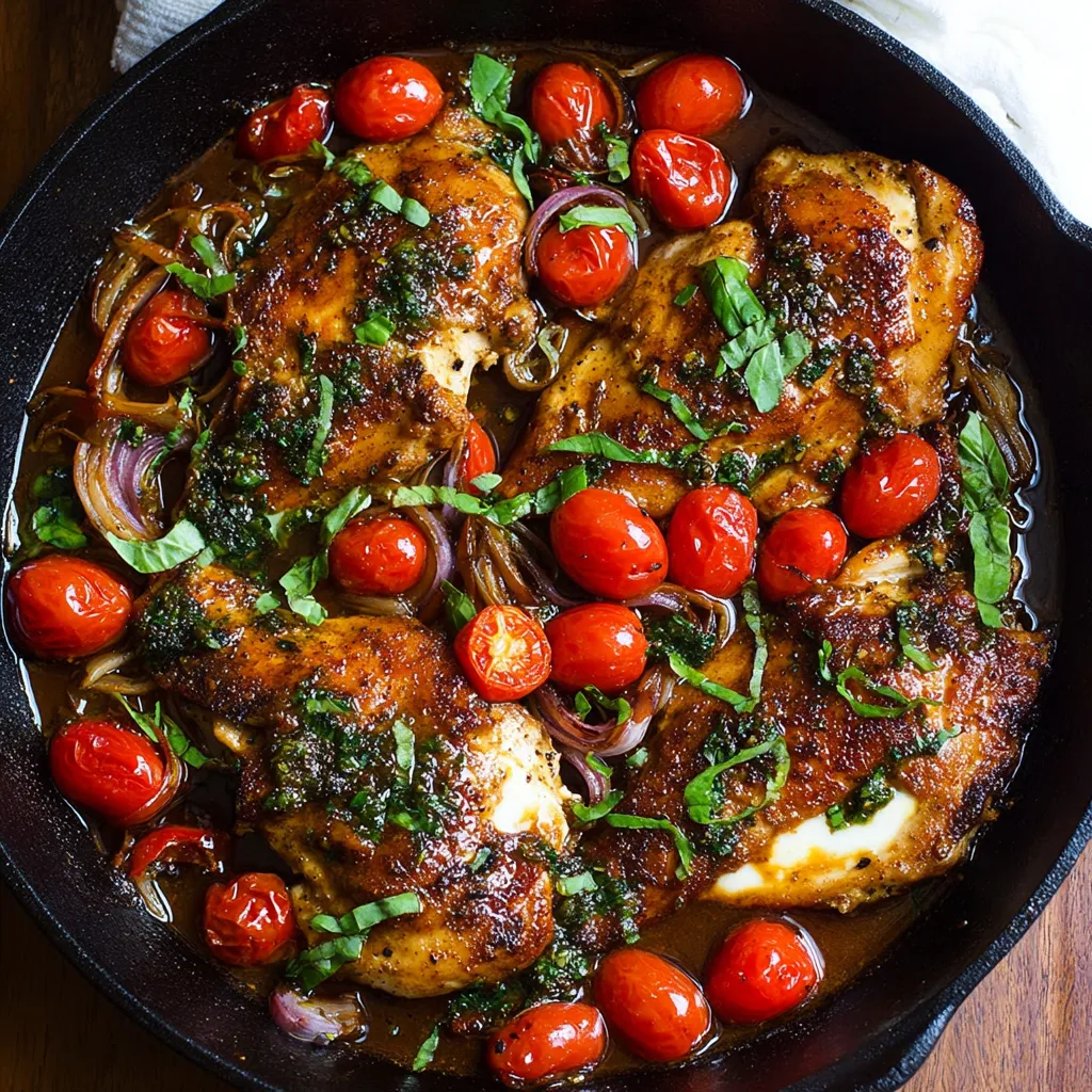 One Pan Balsamic Chicken