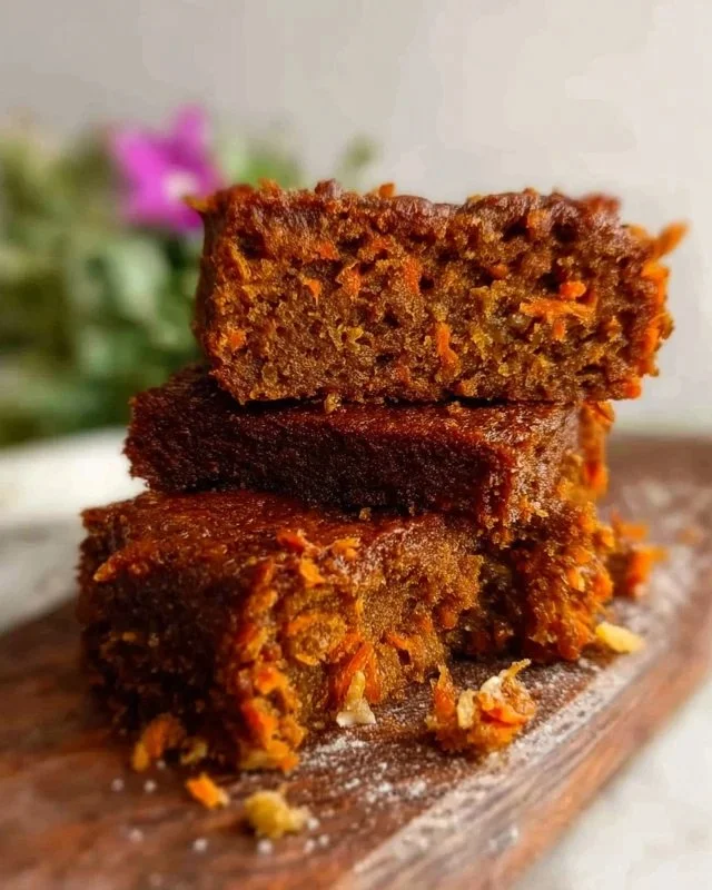 Deliciously moist flourless oatmeal carrot cake topped with cream cheese frosting