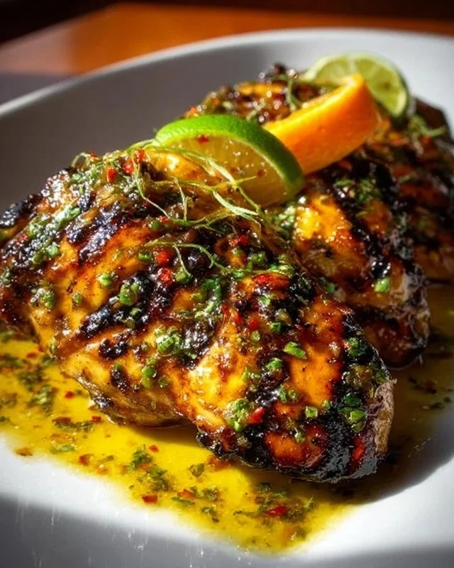 Key West grilled chicken marinated in tropical citrus flavors