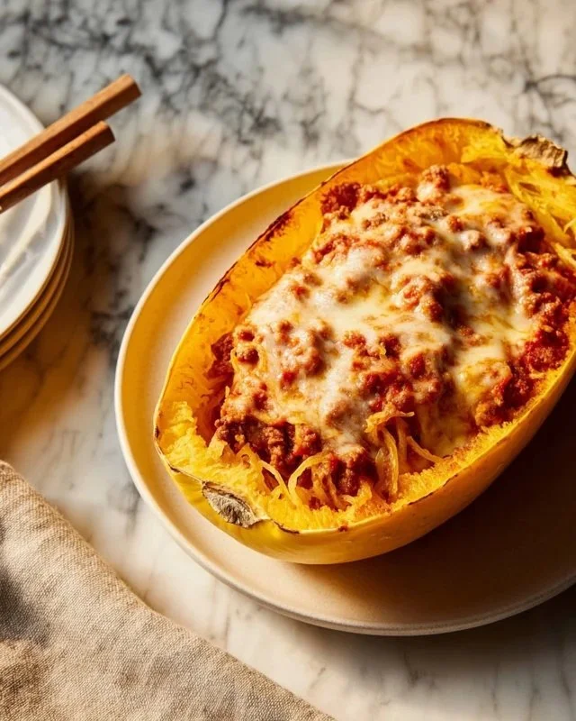 Delicious Million Dollar Spaghetti Squash Pasta, featuring fresh ingredients and vibrant colors.