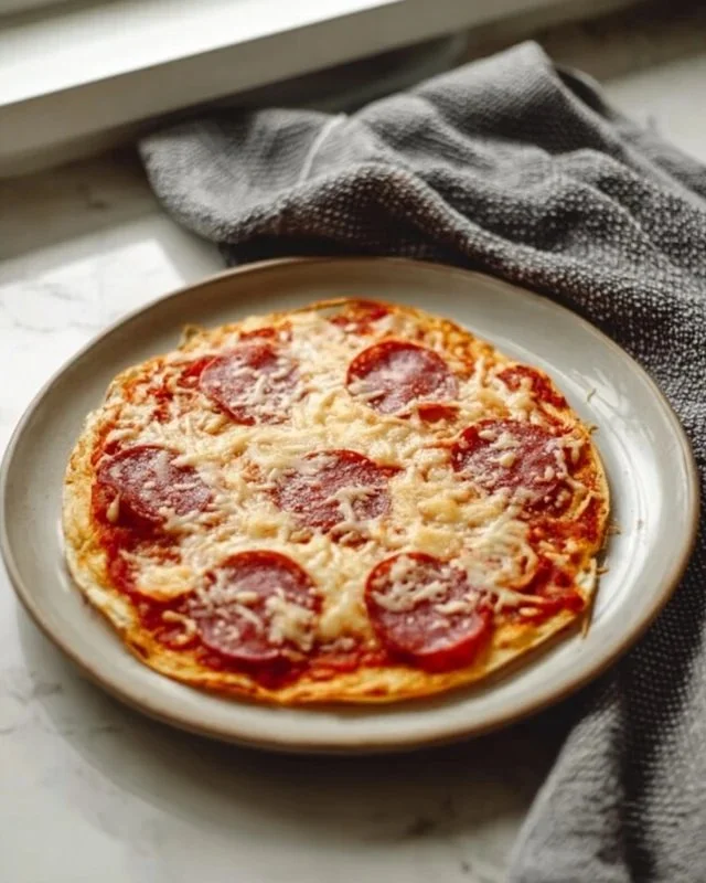 Delicious Pizza Eggs served in a skillet with fresh toppings