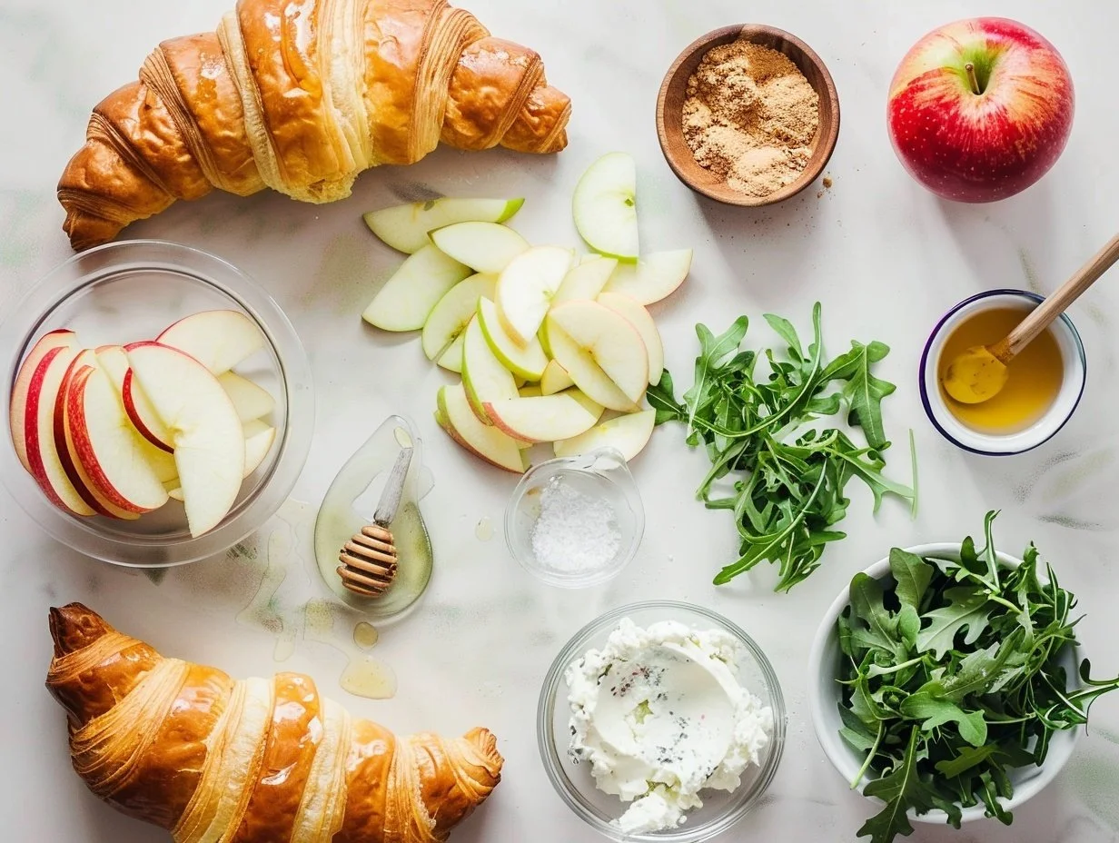 Apple & Goat Cheese Croissant Sandwich: A Tasty Delight!