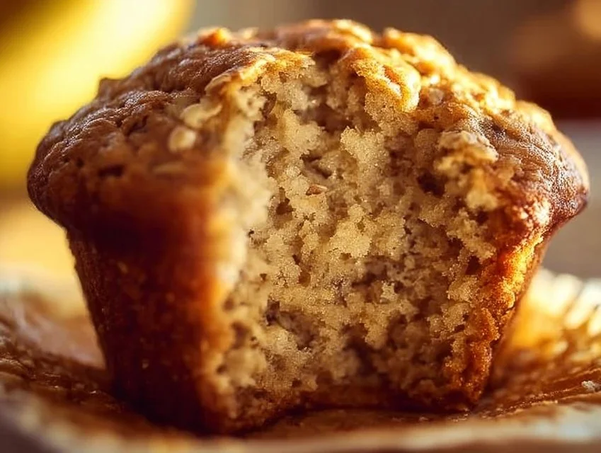 Banana Oatmeal Muffins