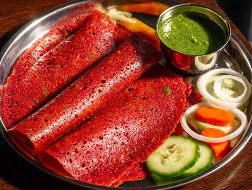 Beetroot Dosa
