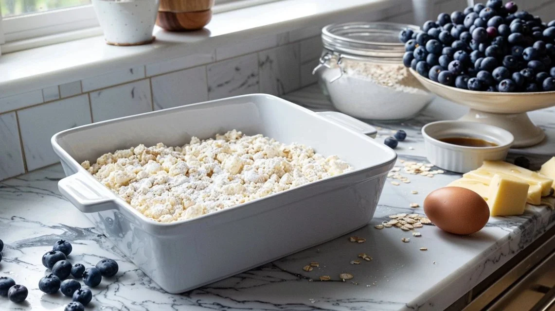 Blueberry Cottage Cheese Breakfast Bake Delight