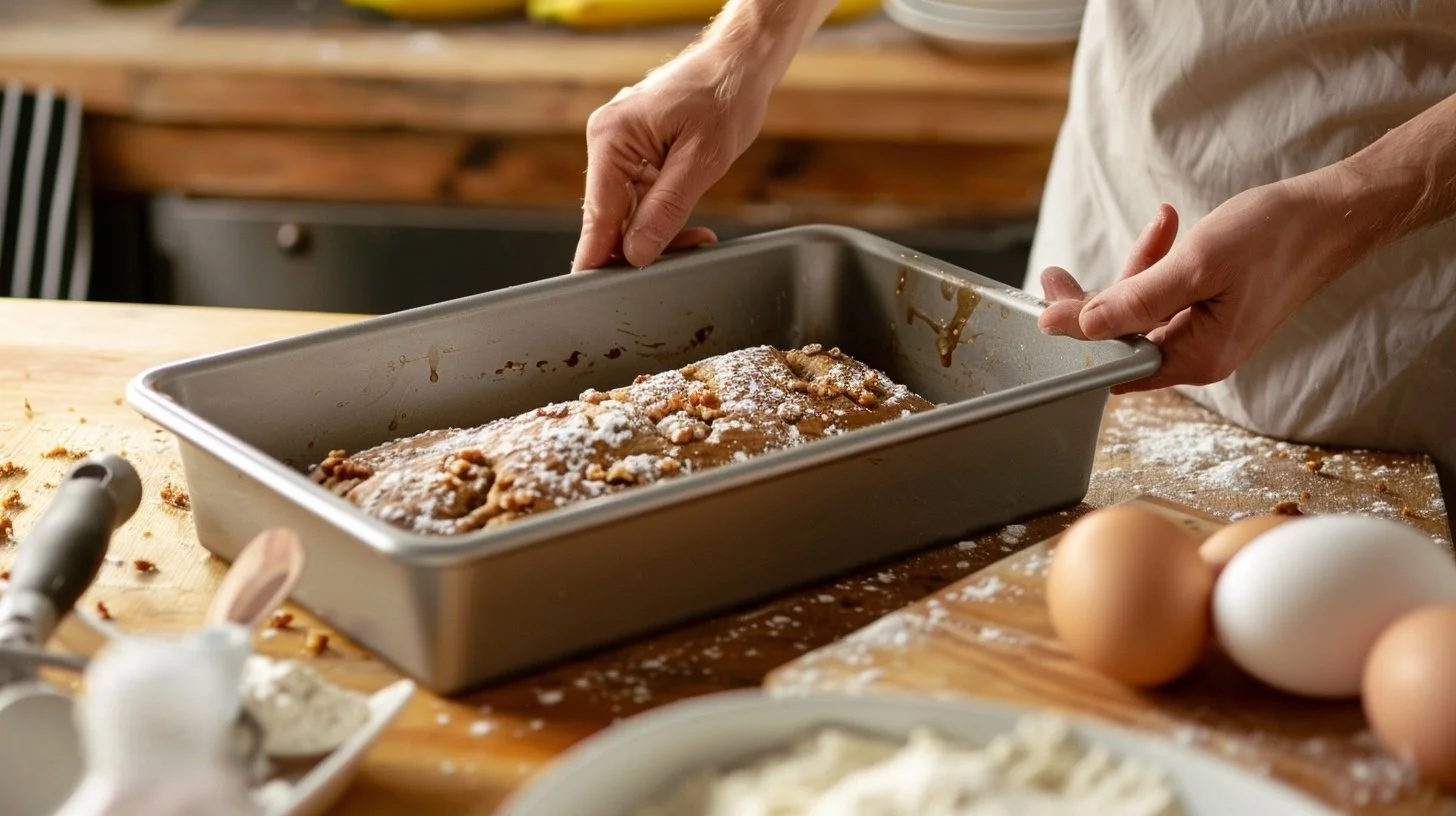 Bourbon Banana Walnut Bread