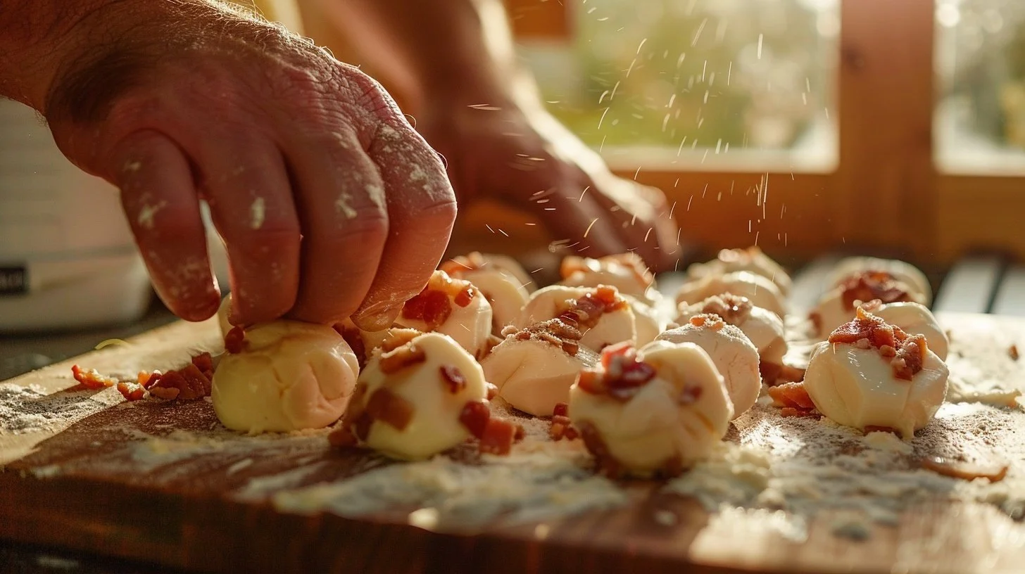 Buffalo Chicken Bacon Mozzarella Bombs for Game Day Bliss
