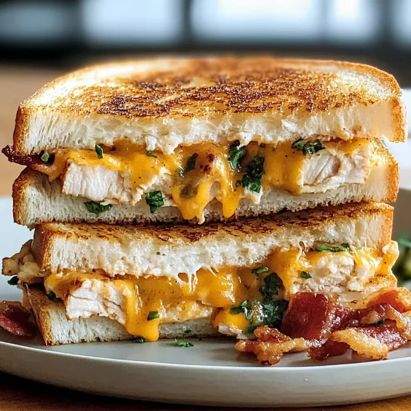 Cheddar Bacon Ranch Chicken Melt