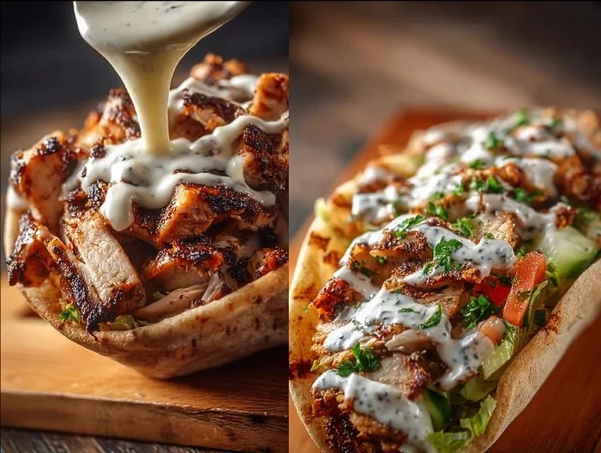 Chicken Shawarma with Garlic Sauce