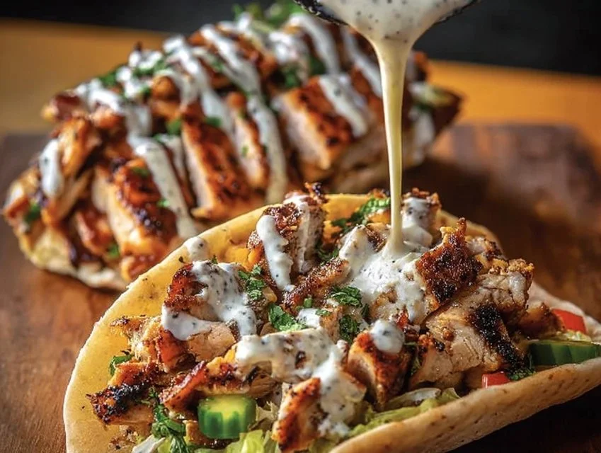 Chicken Shawarma with Garlic Sauce