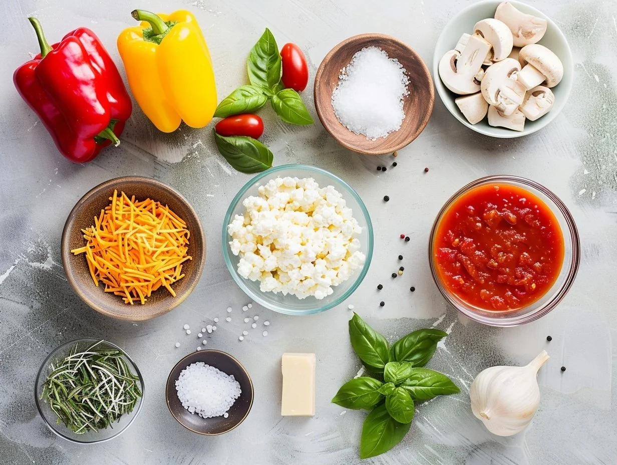 Cottage Cheese Pizza Bowl