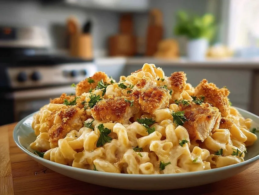 Creamy Chicken Mac and Cheese