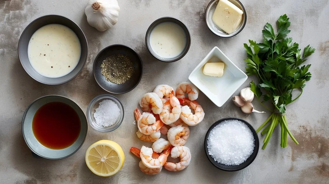 Creamy Garlic Butter Cod and Shrimp Skillet