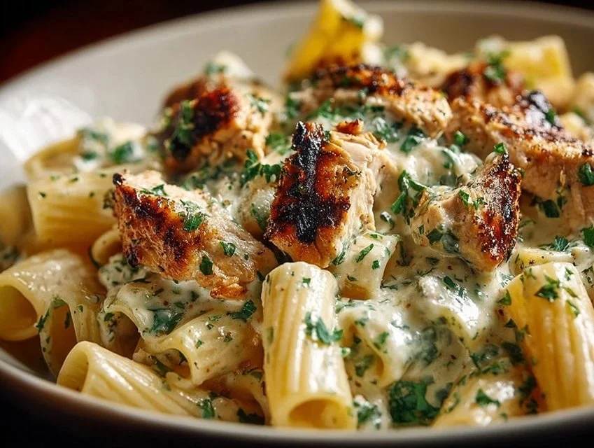 Creamy Pesto Chicken Pasta