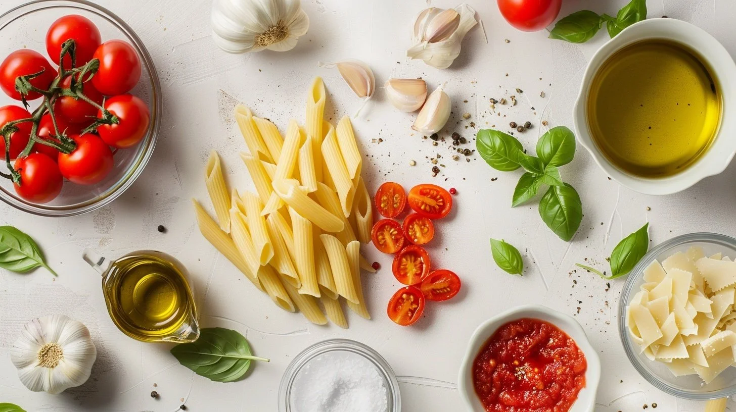 Creamy Tomato Garlic Pasta