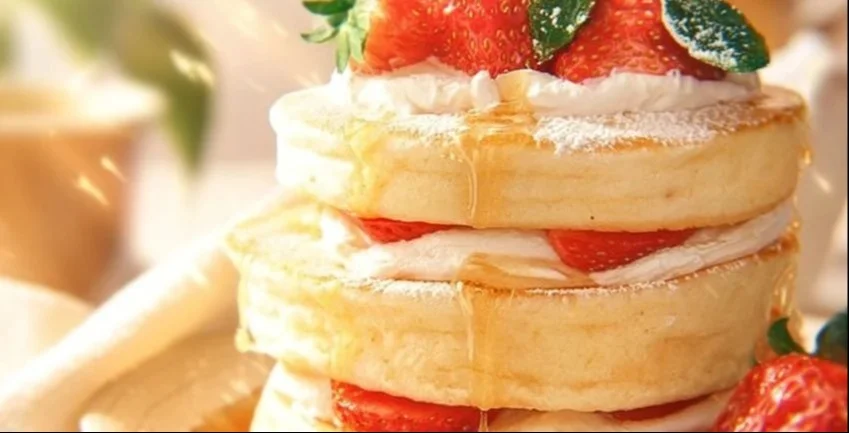 Fluffy Japanese Soufflé Pancakes