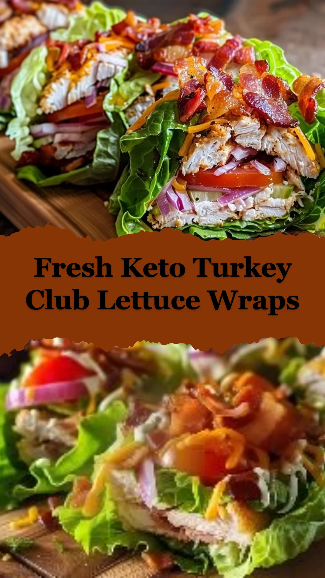 Fresh Keto Turkey Club Lettuce Wraps