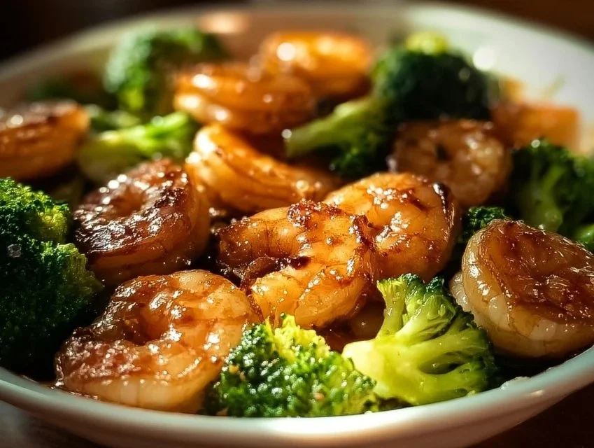 High-Protein Honey Garlic Shrimp