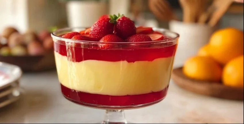 Jelly Custard Trifle