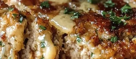 Juicy Garlic Parmesan Chicken Meatloaf: Comfort Food Delight