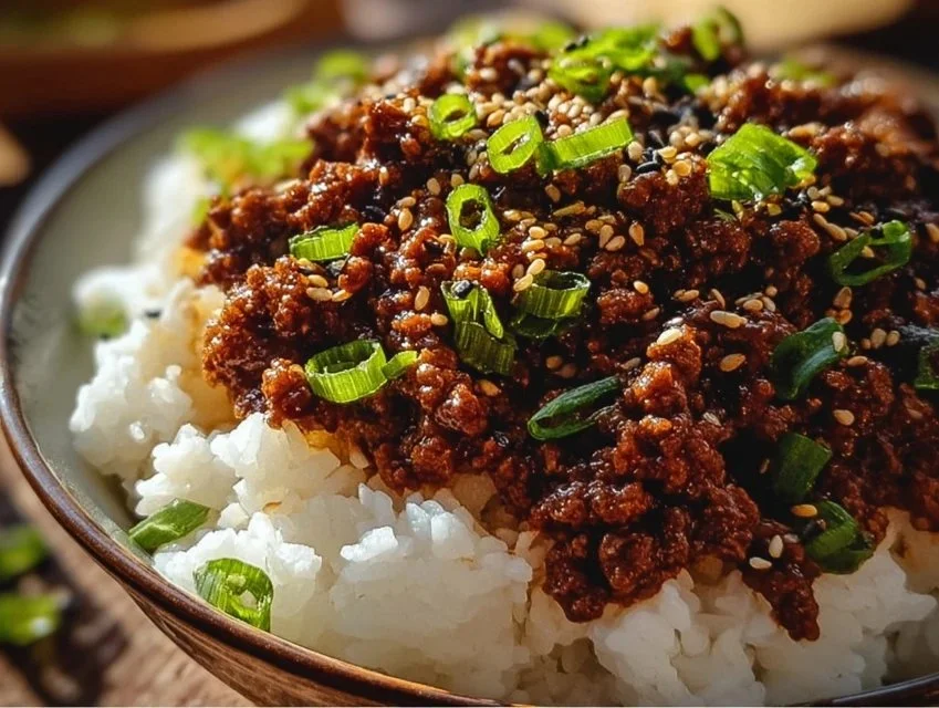 Korean Ground Beef Bowl
