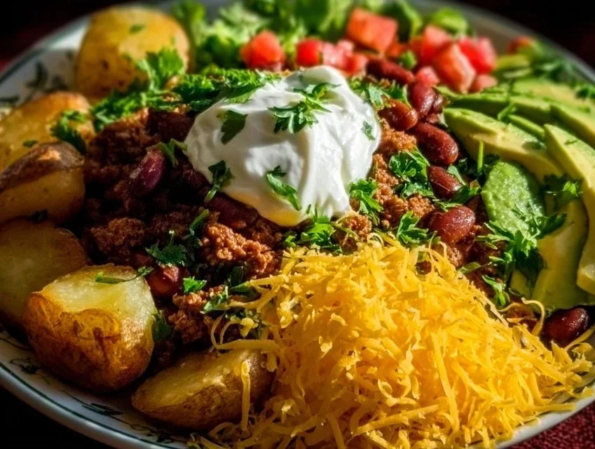 Loaded Potato Taco Bowl