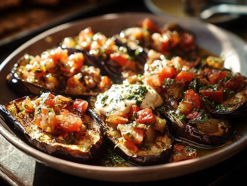 Mediterranean Roasted Eggplant