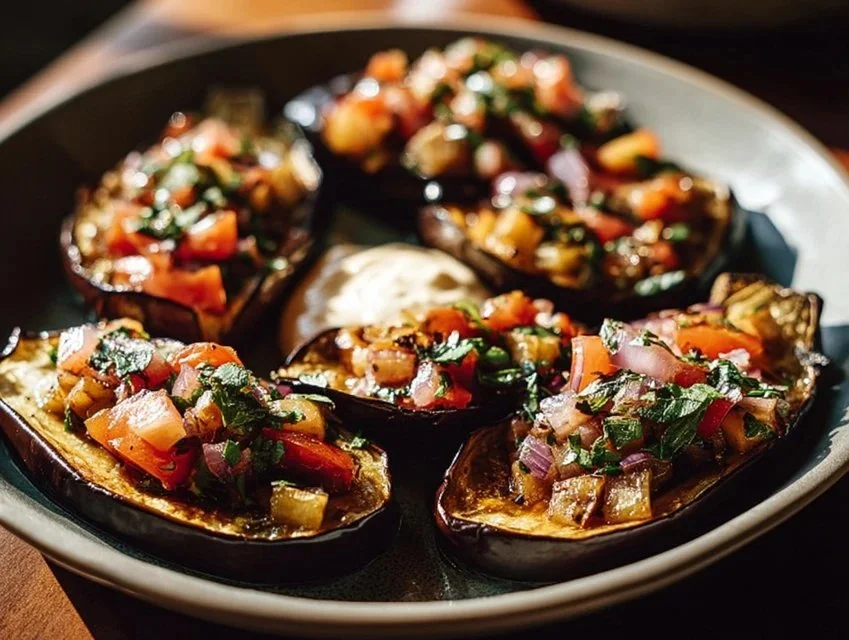 Mediterranean Roasted Eggplant