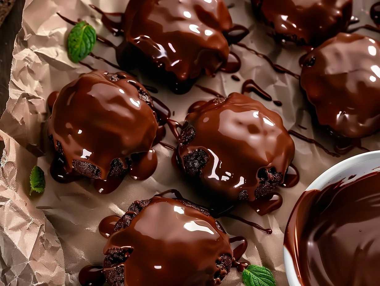 No-Bake Cottage Cheese Brownie Batter Protein Bites