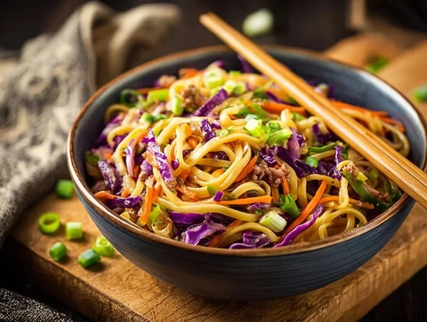Delicious potsticker noodle bowls with fresh ingredients and rich flavors.