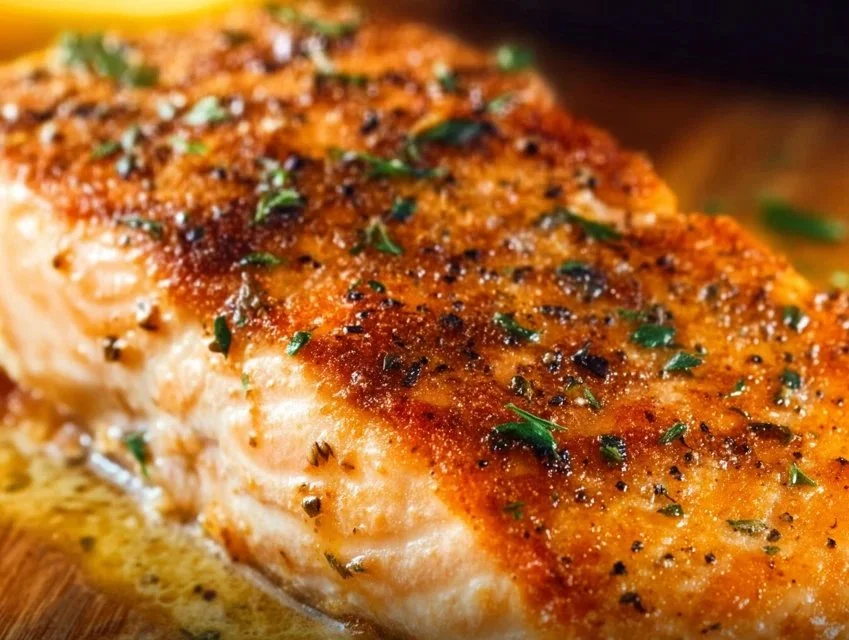 Sheet Pan Lemon Garlic Butter Salmon