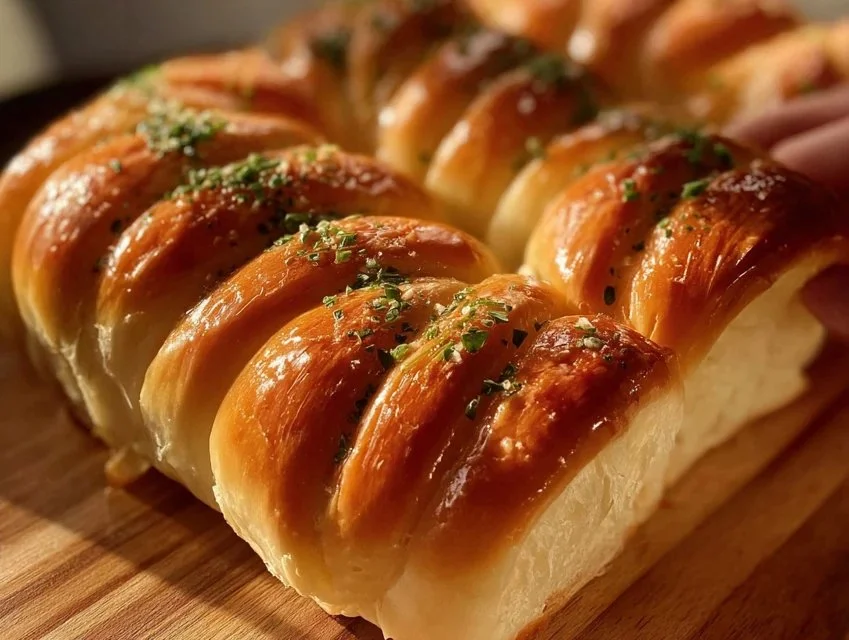 Soft and Cheesy Mozzarella Stuffed Bread