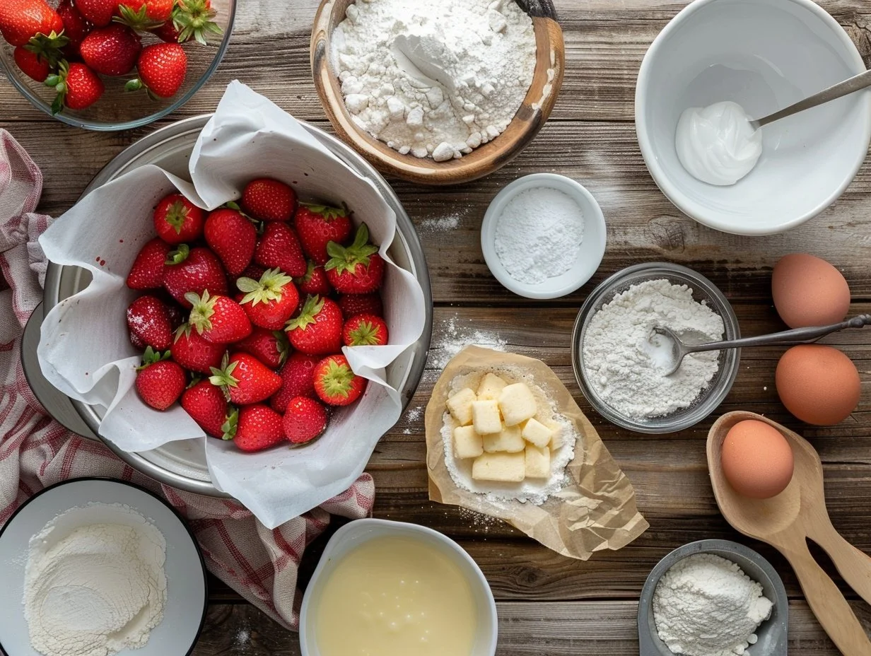 Strawberry Shortcake Bars Recipe